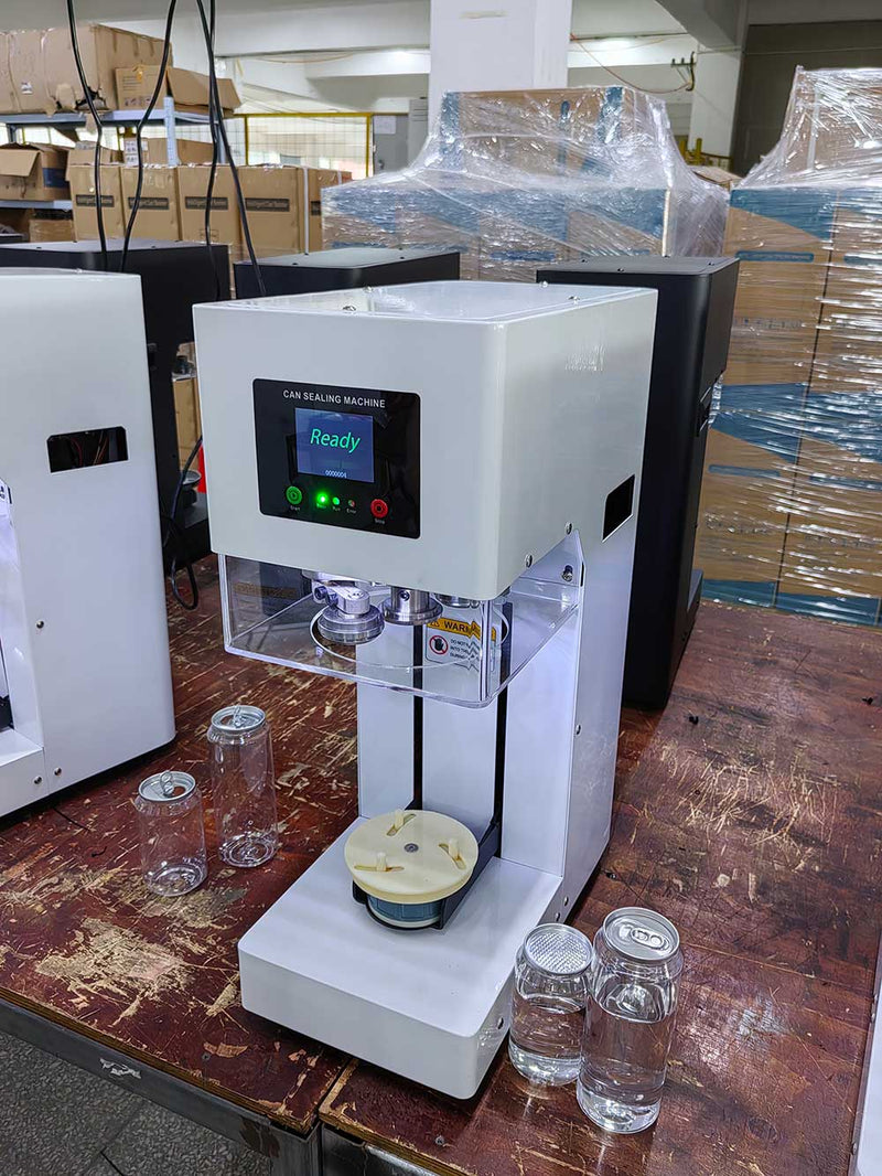 Truly Fully Automatic Height Detection and Adjustable Sealing Machine for Various Aluminum Soda Cans and Beverage Cans