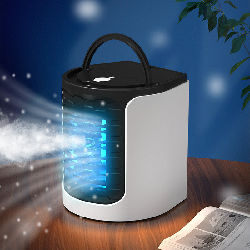 Multifunctional Ice Kettle Triple Effect Small Desktop Cooling Fan Mini ...