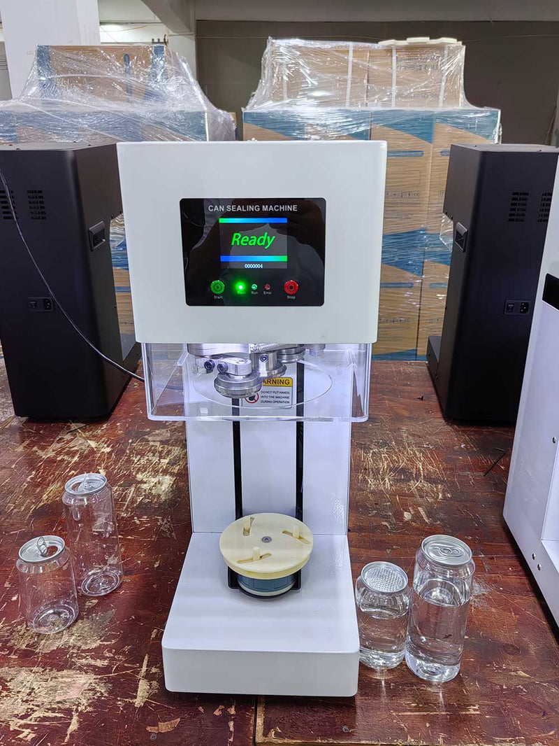 Truly Fully Automatic Height Detection and Adjustable Sealing Machine for Various Aluminum Soda Cans and Beverage Cans