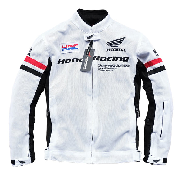 Honda Motorcycle Jacket Men Summer Mesh Breathable Motorcycle Jersey Racing Locomotive Shatter-Resistant Pull Clothing Removable Protection