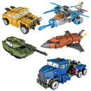 Figura de acción 5 en 1 Bruticus Warbotron Onslaught Brawl Swindle Blast Off MMC PREDAKING, robot de juguete transformable