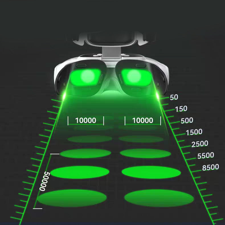 Acupunctuur oogmassageapparaat met 24D laser bewegende lichtvlekken voor zichthersteltraining en bijziendheidbehandeling TENS-stimulatie