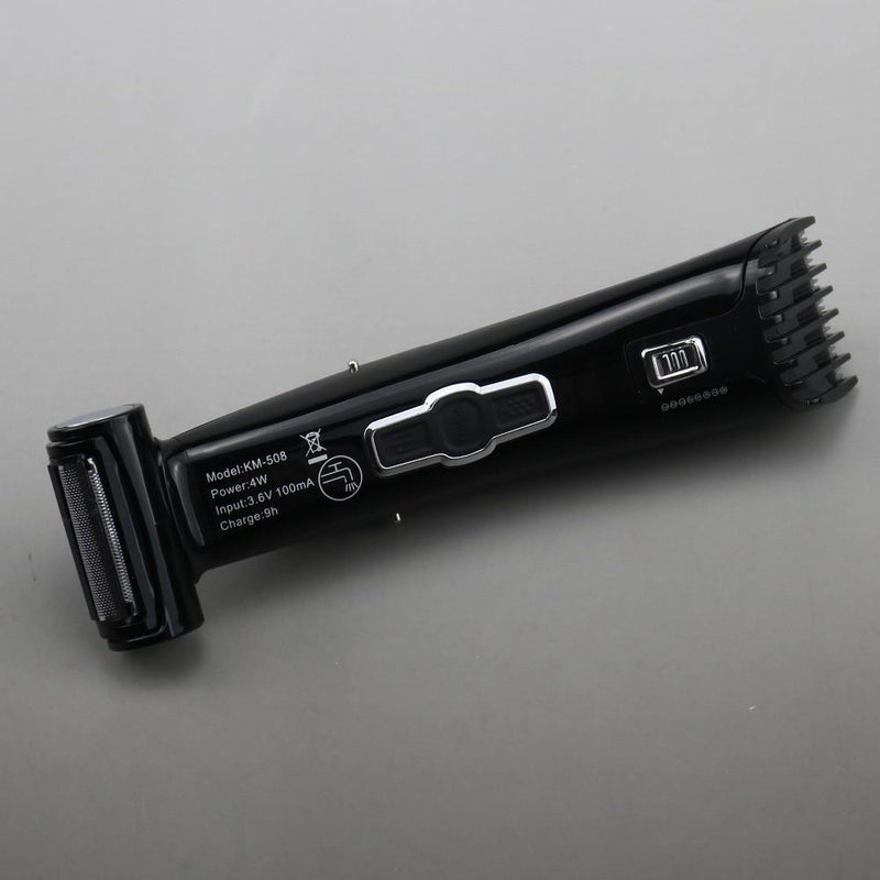 Molhado e seco recarregável groomer kit aparador de cabelo aparador de barbeador de corpo elétrico para homens removedor de cabelo remoção de braço traseiro perna