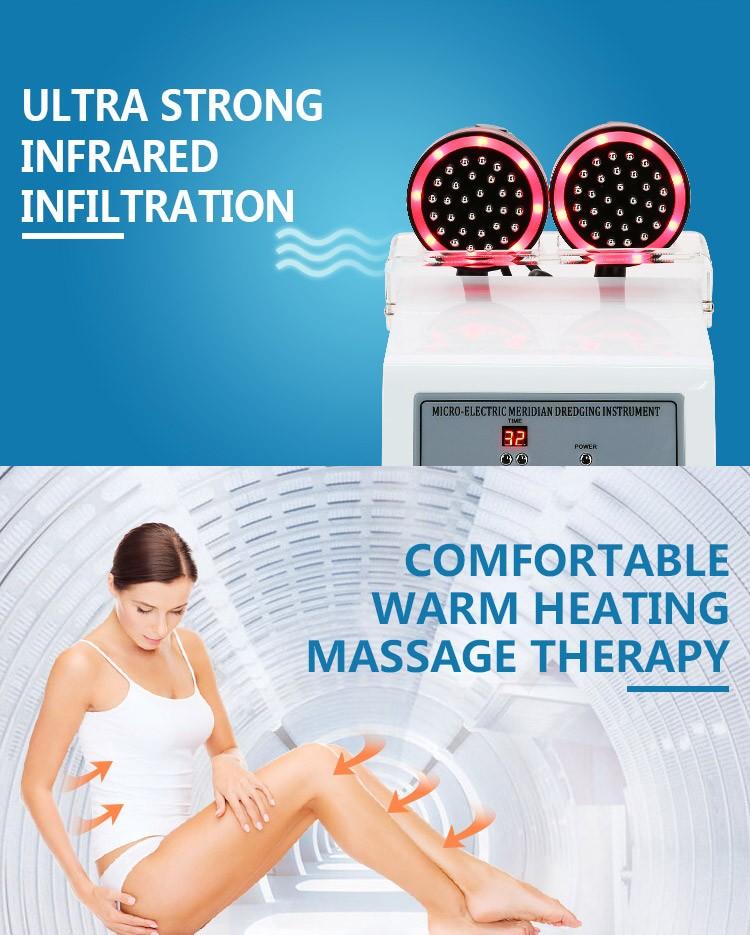 Far Infrared Weight Loss Machine Body Slimming Device. Electronic Acupuncture Gua Sha spa BIO Body Detoxification Massager
