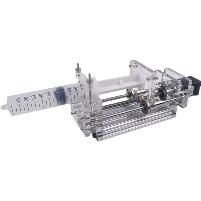 1-150ML Laboratory Micro Sprutpump Desktop Precision Electric Injection Pump Propel Pump Dispenser för flytande lim DC 12V NYHET