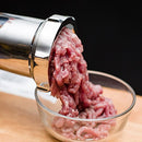 Manual meat grinder