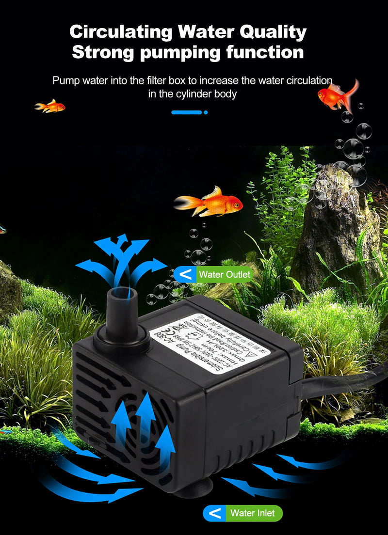 Calentador de Agua para Acuario Aquarium Heater Submersible Water