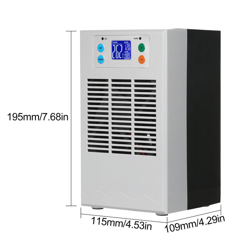 100W 30L/70W 20L Small Fish Tank Water Heater&Chiller Aquarium Chiller Semiconductor Electronic Aquarium Cooling& Heating System