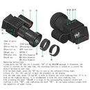 1080P ナイトビジョン望遠鏡デバイス昼夜使用 350 メートル写真撮影ビデオ録画赤外線デジタル Vedio カメラ狩猟用