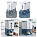 10 kg riscylinder med stor kapacitet Ristrumma Bugsäker förseglad ristrumma Automatisk förtjockning Plastförvaringstank för hushåll