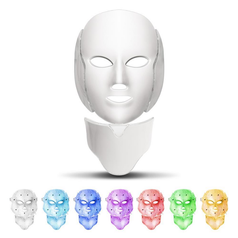 LESEN 7 Color LED Face Mask Photon Therapy Anti Acne Wrinkle Face Whiten  Skin Rejuvenation Skin Care Beauty Mask Machine - AliExpress
