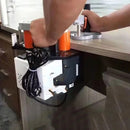 1100W Mała ręczna okleiniarka krawędzi Dwustronne klejenie Przenośna okleiniarka krawędzi Maszyna do okleinowania krawędzi do obróbki drewna 220V Fabryka