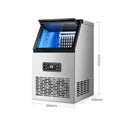 60KG 70KG 80KG Ismaskin Kommersiell kubismaskin Automatisk /Hemismaskin / För Bar / Kafé / Tebutik