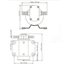 12V 24V 14L/dak Büyük Akış DC Dişli Yağı Pompası Kendinden Emişli Pompa Dizel Pompa yağlama Yağı Motor Yağı saf bakır dişli