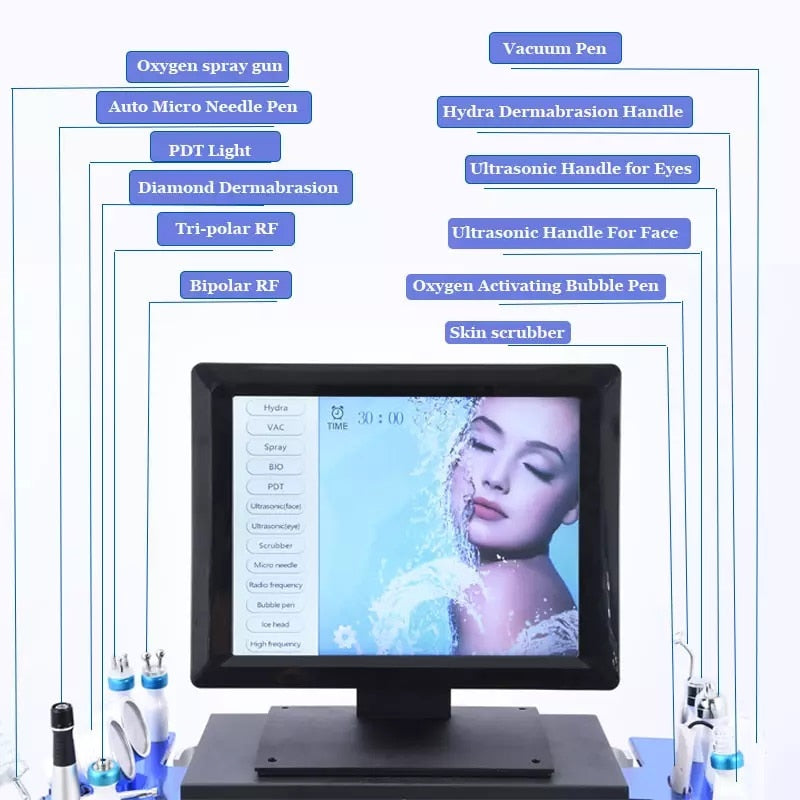 hydrafacial machine water dermabrasion facial, Microdermabrasion Peel Machine, Beauty Equipment, Beauty & Health