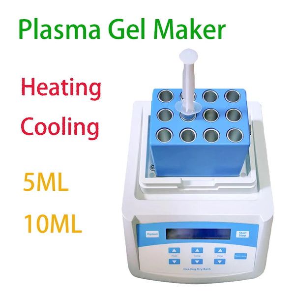 Magni tat-tisħin tal-ġel 150W PPP Plasma Gel Maker Portable PRP Biofiller Plasma Gel Machine Waħħal għal 5/10ml Siringa Beauty Machine
