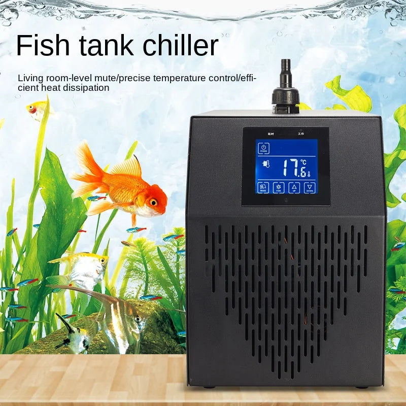 160L Aquarium Filter Tank Chiller Water Cooling Machine Suitable Aquarium for Reef Coral Jellyfish Shrimp Water Plants Filter