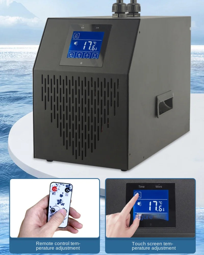 160L Akvaryum Filtre Tankı Chiller Su Soğutma Makinesi Resif Mercan Denizanası Karides Su Bitkileri Filtresi için Uygun Akvaryum