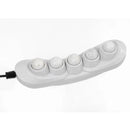 5ボール天然翡翠ヒータージェイド遠赤外線加熱療法マッサージデバイス