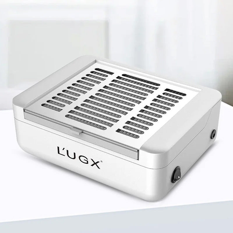 L'UGX 40 W Nagelstaubsammler-Absaugventilator zum Gelpolieren, leistungsstarker Nagelstaubsauger mit Filter zum Entfernen von Nagelstudio-Ausrüstung
