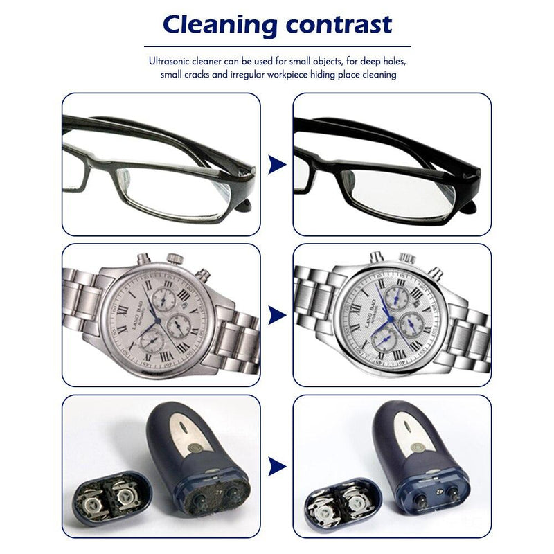 Nettoyeur par ultrasons pour bijoux montres pieces lunettes