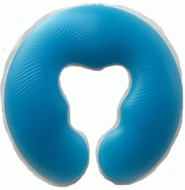 1 Pçs Cuidados com a saúde Silicon Spa Travesseiro em forma de U Almofada de gel para spa Descanso para o rosto Massagem para as costas Sobreposição Almofada de silicone para travesseiro facial