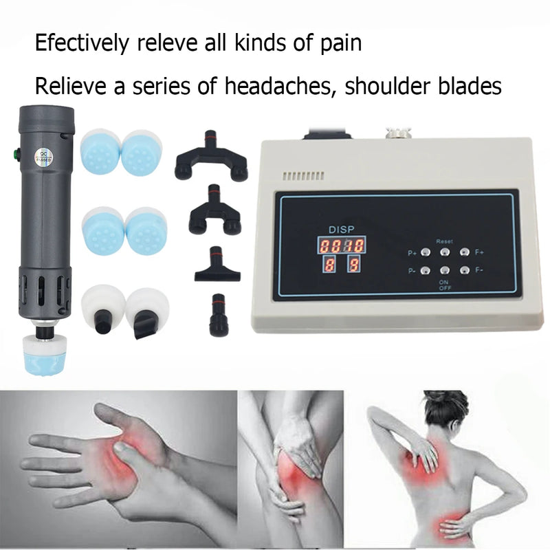 2 IN 1 Shockwave Therapy Machine For Erectile Dysfunction ED Treatment Pain Relief New Shock Wave Chiropractic Massage Tool