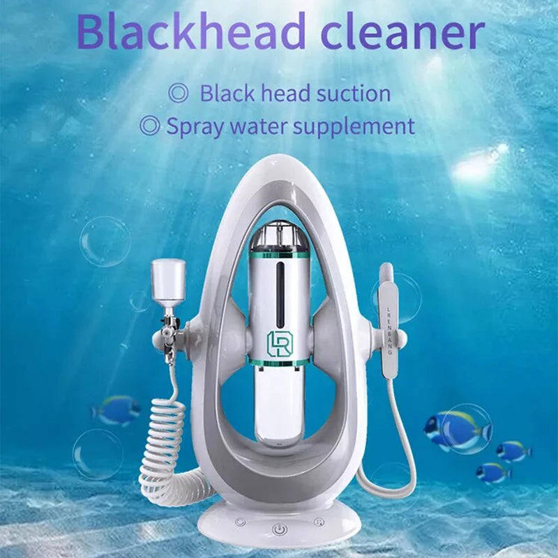 2-IN-I Hydra Dermabrasion Aqua Peeling SPA מכונת יופי לחות פנים מרסס הזרקת מים ואקום חטט ניקוי פנים