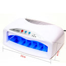 2 손 54W UV 램프 네일 건조기 팬과 타이머를 경화하기위한 전기 기계 손톱 젤 아트 도구 UV 램프 손톱을위한