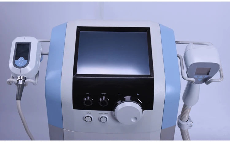 2 in 1 Vertical Ultrasonic Slimming Machine Vacuum Cavitation Ultrasonic Facial Lifting Wrinkle Removal Machine