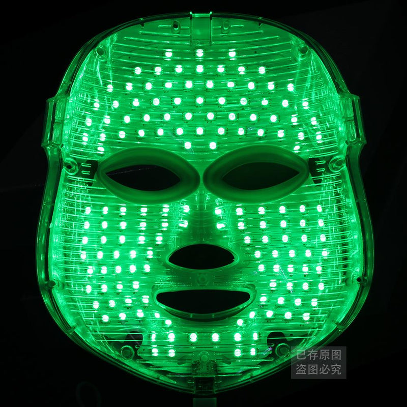 Profesjonalna nowa maska ​​LED Urządzenie kosmetyczne Niebieskie jasnozielone światło i czerwona terapia skuteczna opieka na twarz