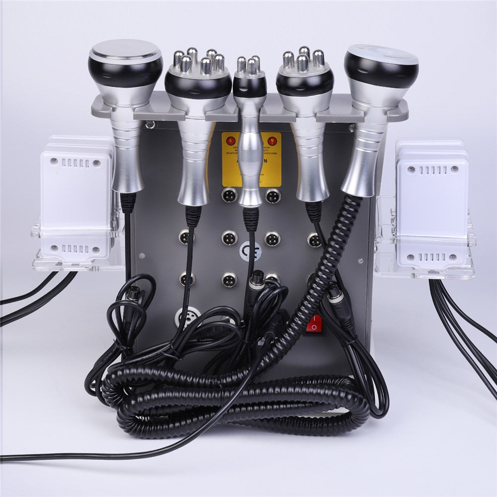 6 in 1 Vacuum Laser Radio Frequency RF 40K Cavi Lipo Slimming
