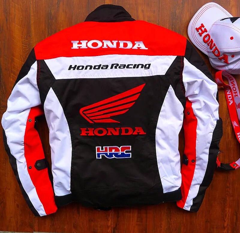 ホンダ レーシング ジャケット オートバイ ライディング ウェア メンズ レーシング カー フォールプルーフ ナイト オートバイ ジャケット ...