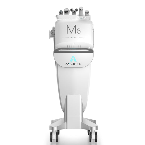 El más nuevo inteligente 6 en 1 Facial Hydra Oxygen Microdermoabrasion Limpieza profunda de la piel Rejuvenecimiento de la piel Máquina de belleza H2O2