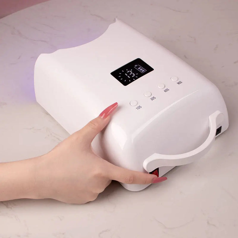 Modern 4 Uv Led Lamp Nails Dryer With Hand-held 72w Ice Lamp For Manicure  Curing All Gel Nail Lamp Drying Lamp For Gel Varnish - Nail Dryers -  AliExpress