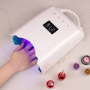 2023 New Gradient Color Nail Dryer 78W Rechargeable Best pro LED Nail UV Dryer Lamps Cordless UV Led Nail Lamp
