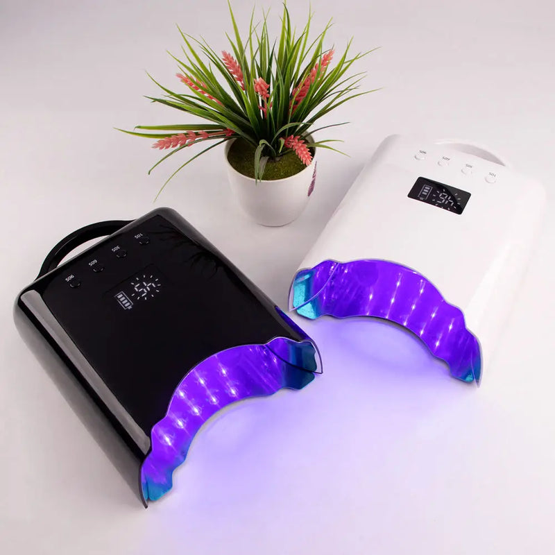 2023 Nuovo gradiente di colore essiccatore per unghie 78W ricaricabile Miglior pro LED essiccatore UV per unghie Lampade senza fili UV LED lampada per unghie