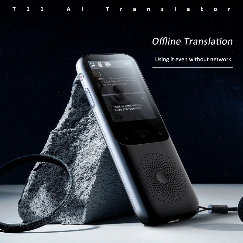 2023 חדש T11 מתרגם אודיו נייד 138 שפה מתרגם חכם במצב לא מקוון בזמן אמת קול חכם AI קול מתרגם תמונות