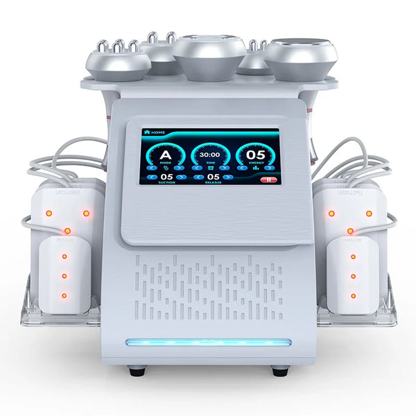2023 Новейшая ультразвуковая кавитационная вакуумная RF-лазерная машина для похудения 6 в 1 80k, подходящая для дома и бизнеса