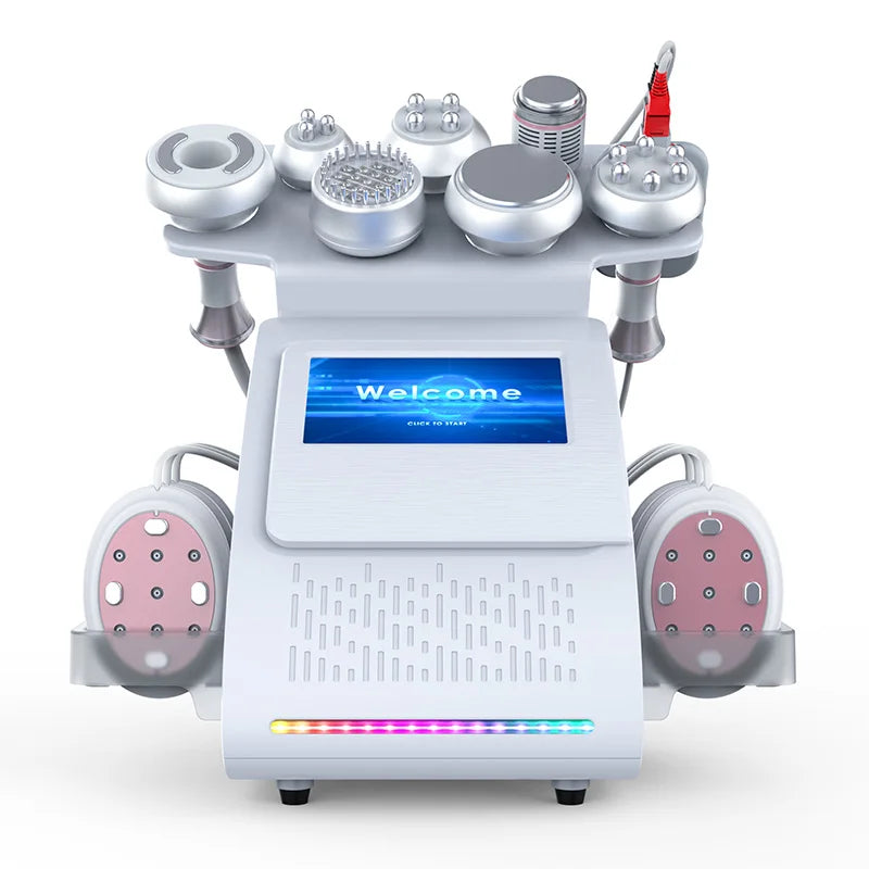 The Latest 9 In 1 80k Ultrasonic Cavitation Vacuum RF+EMS Laser Weight Loss Muscle Stimulation