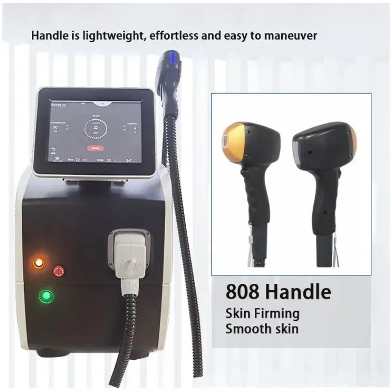 2024 професійний александритовий лазер 2500 Вт 755 нм 808 нм 1064 нм Діодна лазерна епіляція Портативна лазерна машина для видалення волосся