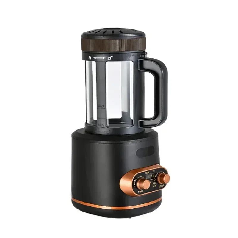 220 V 110 V elektromos kávébab pörkölő sütőgép hőmérséklet-szabályozással és időzítési funkcióval, automatikus hűtéssel