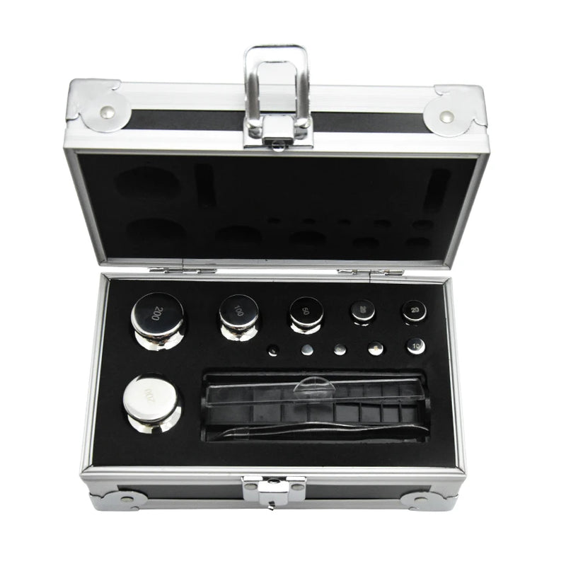 23pcs 1mg-200g Stainless Steel Digital Scale Calibration Lab Weights ...