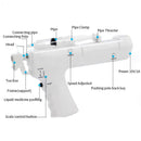 Pistola de injeção de cristal de titânio vanádio 25d, mesoterapia, rejuvenescimento, remoção de rugas, máquina de beleza, sem agulha, ferramenta de cuidados com a pele