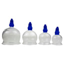 Medical Glass Vacuum Cupping Device 8 Cans Vacuum Suction Gun 6cm 5cm 4cm 3.5cm