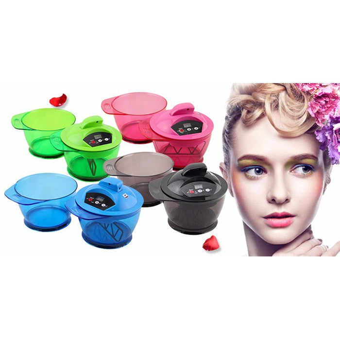 Electric Hair Coloring Bowl Automatic Hair Cream Mixer Mixing Tool Hair Dyeing