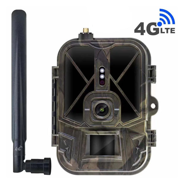 4G لايف فيديو الصيد كاميرا تعقب 10000mah بطارية ليثيوم كاميرا خلوية 36MP4K تطبيق لاسلكي خدمة سحابة الأشعة تحت الحمراء للرؤية الليلية دي