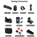 2k دراجة نارية كاميرا التحكم عن بعد مسجل فيديو داشكام 1440P دراجة نارية خوذة كاميرا واي فاي الدراجة DVR للرؤية الليلية كام