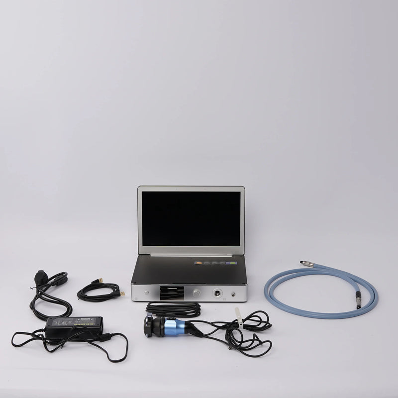 LED Işık Kaynağı Ekran Monitörlü 3'ü 1 Arada Tıbbi Full HD 1080P Endoskopi Endoskop Kamerası