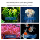 300L stort akvarium för kylare fisk/planterad/räkor/marin/koralltank 1/3 hk vattenkylare kylsystem Akvariumtillbehör